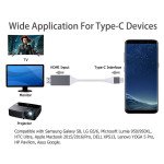 Wholesale Type C USB to HDMI Cable, HD TV Cable for Samsung Android Smart Phone, Tablet, Mac Laptop (White)